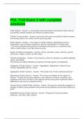POL 1133 Exam 2 with complete solutions