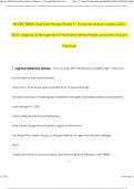 NR 605&sol; NR605 Final Exam Review Weeks 5 - 8 Covered Qs & Ans &lpar;Latest 2024 &sol; 2025&rpar;&colon; Diagnosis & Management in Psychiatric-Mental Health across the Lifespan I Practicum
