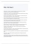POL 1133 Test 3 with correct Answers  100&percnt;