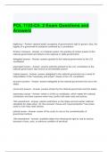 POL 1133-Ch&period; 2 Exam Questions and Answers