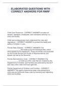 ELABORATED QUESTIONS WITH  CORRECT ANSWERS FOR RNRF