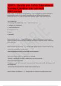 QSEN&colon; Quality and Safety Education in  Nursing Questions and Answers 100&percnt;correct