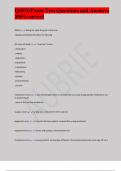 QSEN&sol;Exam Two Questions and Answers 100&percnt;correct