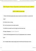 CNA Chapter 9 Exam Questions and Revised Answers &lpar;2024 &sol; 2025&rpar; 100&percnt; Guarantee Pass
