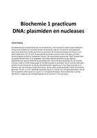 Biochemie 1 Practicum DNA verslag