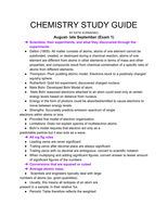 Chemistry Final Exam Study Guide