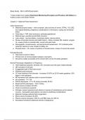 Study Guide&sol;Summary - Created from reading "Fetal Heart Monitoring Principles and Practices&comma; 6th Edition"