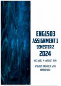 ENG1503 Assignment 1 Semester 2 2024 &vert; Due 14 August 2024