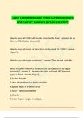 CAISS Extremities and Pelvic Girdle questions and correct answers &lpar;actual solution&rpar;