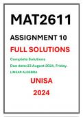 mat2611 ass8 ass9 ass10  2024 package seal all by R98