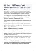 US History EOC Review&lowbar; Part 1&lowbar; Founding Documents &lpar;Coach Shockey edit&rpar; Questions and answers