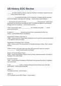 US History EOC Review Questions and answers