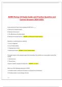  AORN Periop 10 Study Guide and Practice Questins and Correct Answers 2024-2025&period;