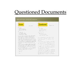 Introduction To Question Documents