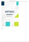 MIP2602 Assignment 3 &lpar;COMPLETE ANSWERS&rpar; 2024 - DUE 23 July 2024