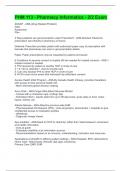 PHM 113 - Pharmacy Informatics - 2-2 Exam