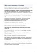 DECA entrepreneurship test Questions and answers&period;
