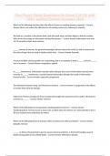 Gen Psych Study Questions for Exam 2 &lpar;6-10&rpar; with 100&percnt; Verified Correct Answers 2024 Which of the following best describes the effect of stress on working memory capacity&quest; - Correct Answer Stress can reduce the effectiveness of working memory by reducing i