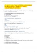 ATI NUTRITION PROCTORED EXAM 2024&sol;2025  WITH 70&plus; QUESTIONS AND CORRECT  ANSWERS GURANTEED A&plus;
