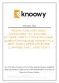 Exam &lpar;elaborations&rpar; Va Home Improvement Contractor 