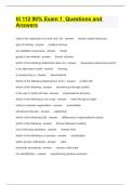 tli 112 90&percnt; Exam 1  Questions and Answers