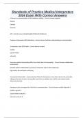 Standards of Practice Medical Interpreters 2024 Exam With Correct Answers