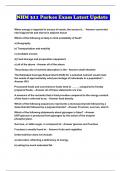 NHM 311 Parkes Exam Latest Update 
