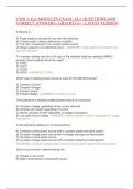 CWB 2 ALL MODULES EXAM &vert; ALL QUESTIONS AND  CORRECT ANSWERS &vert; GRADED A&plus; &vert; LATEST VERSION