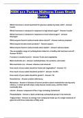 NHM 311 Parkes Midterm Exam Study Guide 
