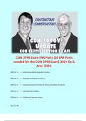 CON 3990 Exam FAR Parts &lpar;20 FAR Parts needed for the CON 3990 Exam&rpar; 250&plus; Qs & Ans&sol; 2024&period;