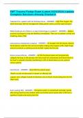 EMT Trauma Fisdap Exam &lpar;Latest 2023&sol;2024&rpar; Update Complete Solutions Already Graded A