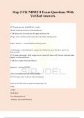 Step 2 CK NBME 8 Exam Questions With Verified Answers&period;