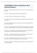C430 Midterm Exam Questions And Actual Answers&period;