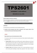 TPS2601 Assignment 2 &lbrack;Detailed Answers&rsqb; Year Module - Due&colon; 25 July 2024