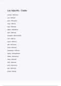 Les Adjectifs - Odette &lpar;1&rpar;&period;