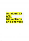 AC Exam -2 &lpar;Ch&period; 6&rpar;questions and answers