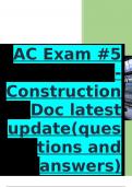 AC Exam -5 - Construction Doc latest update&lpar;questions and answers&rpar;
