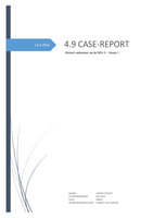 Verslag 4.9 Case-Report: Klinisch Redeneren Spoedeisende Hulp II