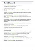 Nurs251 exam 2&lpar;250&plus; questions with all verified answers&rpar;