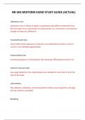 NR-503 MIDTERM EXAM STUDY GUIDE &lpar;ACTUAL&rpar; 2024 QUESTIONS AND ANSWERS