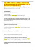 HESI EXIT RN V4 EXAM QUESTIONS AND ANSWERS UPDATE 2023&sol;2024 ALL ANSWERS CORRECT VERIFIED BEST EXAM SOLUTION GRADED A&plus;