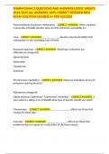 PHARM EXAM 2 QUESTIONS AND ANSWERS LATEST UPDATE 2024&sol;2025 ALL ANSWERS 100&percnt; CORRECT DETAILED BEST EXAM SOLUTION GRADED A&plus; FOR SUCCESS