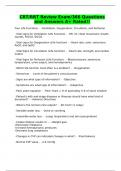CRT&sol;RRT Review Exam&sol;366 Questions and Answers A&plus; Rated&excl;&excl;