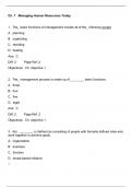 Test Item File- Practice Test Bank - Fundamentals of Human Resource Management&comma;Dessler&comma;1e