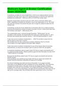 Medicare Agent & Broker Certification Exam 2024&sol;2025