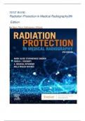 TEST BANK- Radiation Protection in Medical Radiography 9th Edition by &lpar;Mary Alice Statkiewicz SHerer&rpar; UPDATED 2024