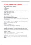 CP final exam review &vert; Updated