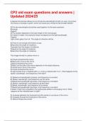 CP2 old exam questions and answers &vert; Updated 2024&sol;25