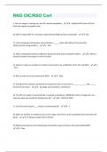 RNG OIC&sol;RSO Cert Questions with 100&percnt; Correct Answers