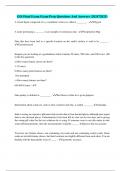 GIS Bundled Exam with 100&percnt; correct answers